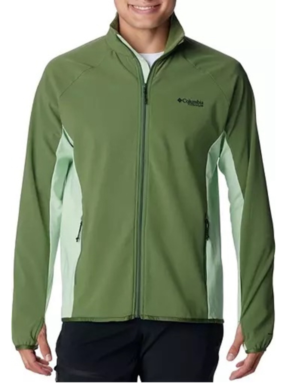 Men's Columbia spectre ridge titanium Jacket, Size L/G, Green
